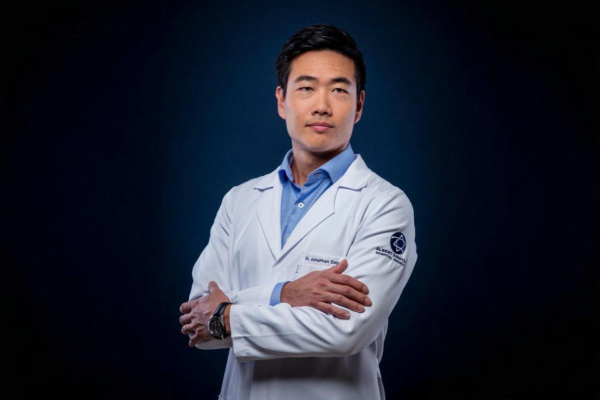 Dr. Jonathan Cha em sua participação no XVIII Congresso Paulista de Urologia.